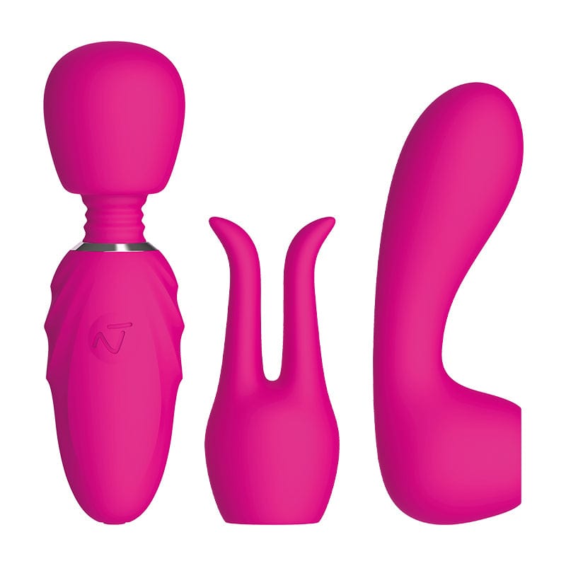 Nomi Tang - Pocket Mini Powerful Wand Massager (Hot Pink) -  Mini Wand Massagers (Vibration) Rechargeable  Durio.sg