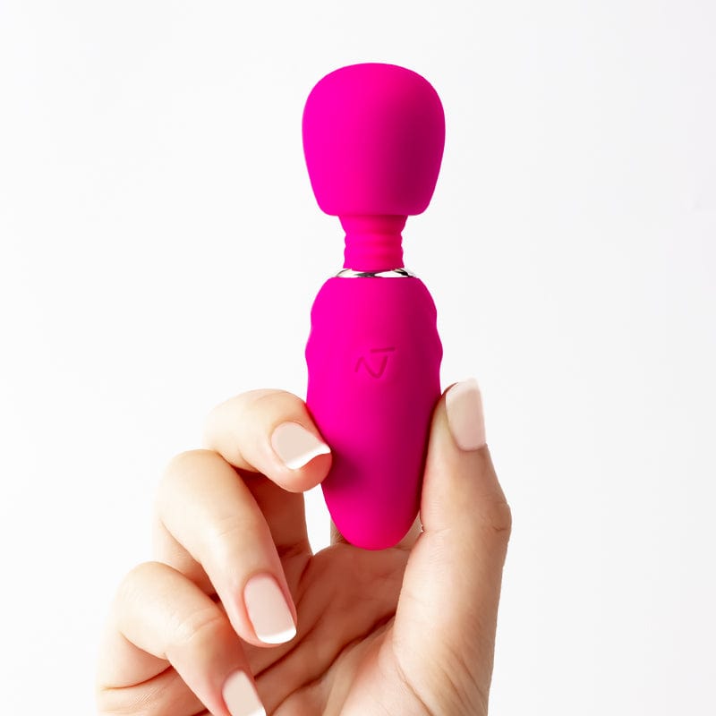 Nomi Tang - Pocket Mini Powerful Wand Massager (Hot Pink) -  Mini Wand Massagers (Vibration) Rechargeable  Durio.sg