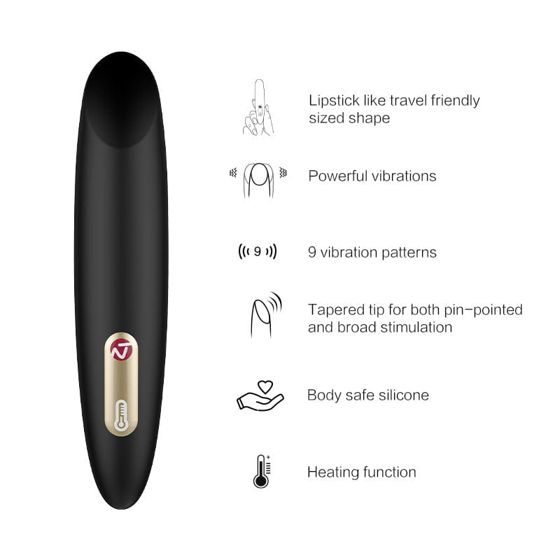 Nomi Tang - Samba Heating Bullet Vibrator (Black) -  Bullet (Vibration) Rechargeable  Durio.sg