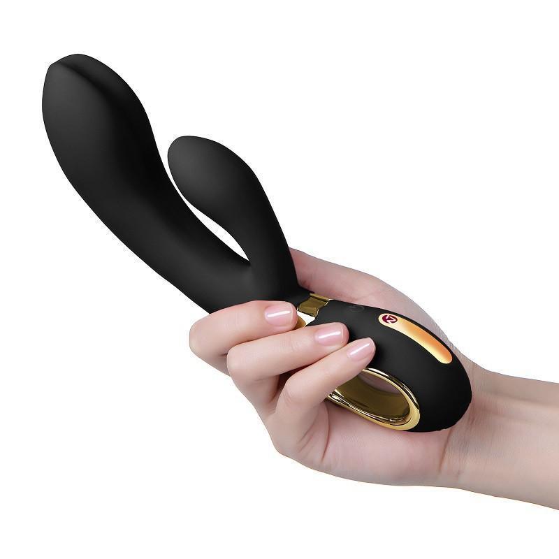 Nomi Tang - Wild Rabbit Vibrator (Black) -  Rabbit Dildo (Vibration) Rechargeable  Durio.sg