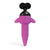 Odile - Discovery Tapered Butt Plug Dilator (Purple) -  Anal Plug (Non Vibration)  Durio.sg