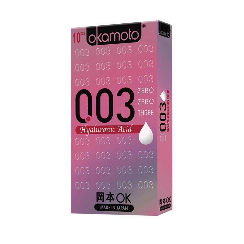 Okamoto - 003 Hyaluronic Acid Condoms 10's -  Condoms  Durio.sg