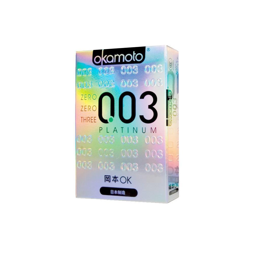 Okamoto - 003 Platinum Condoms 4's -  Condoms  Durio.sg