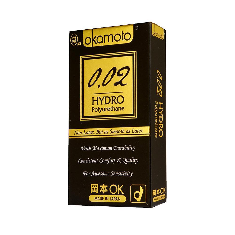 Okamoto - 0.02 Hydro Condoms 8's -  Condoms  Durio.sg