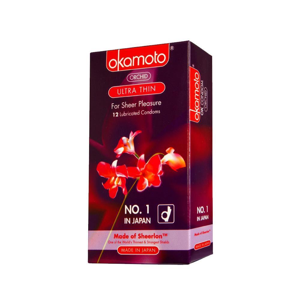 Okamoto - Orchid Ultra Thin Condoms 12's -  Condoms  Durio.sg