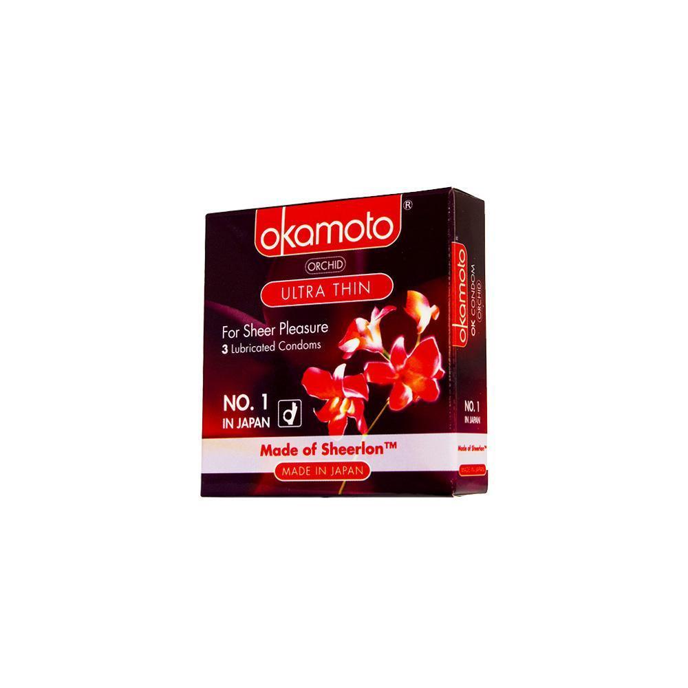Okamoto - Orchid Ultra Thin Condoms 3's -  Condoms  Durio.sg