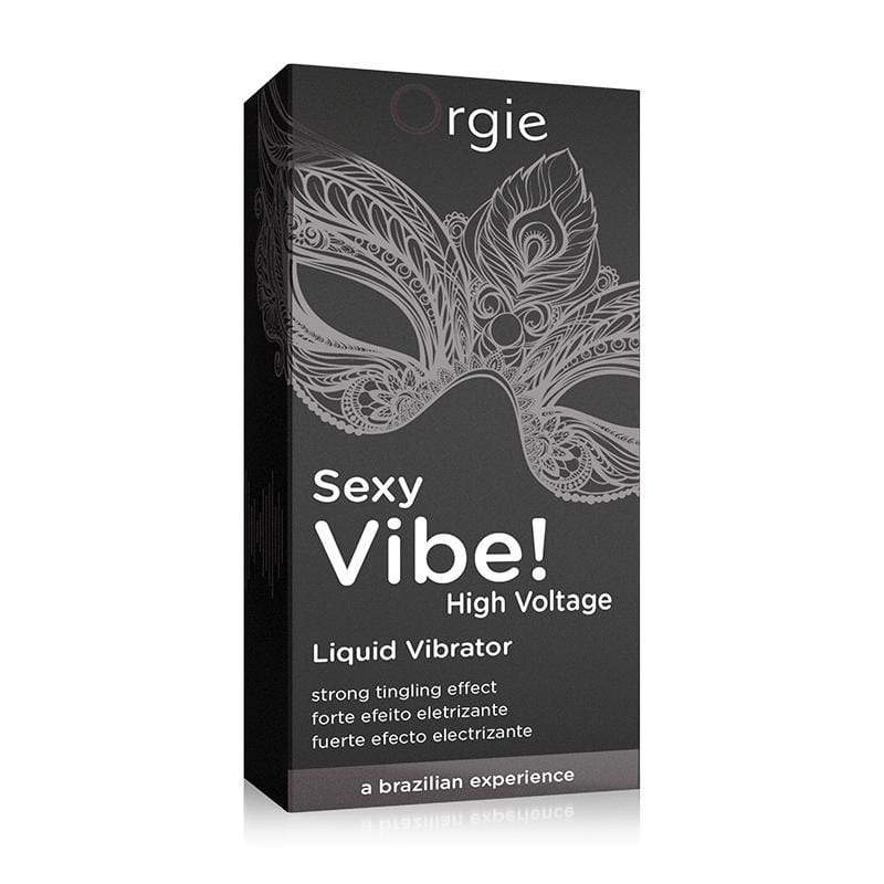 Orgie - Sexy Vibe High Voltage Liquid Vibrator Gel Tingling Effect 15ml -  Cooling Lube  Durio.sg