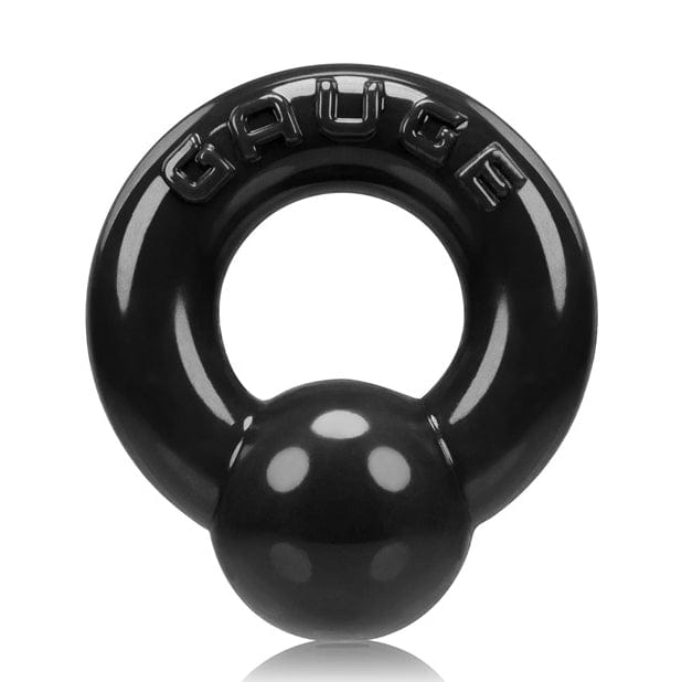 Oxballs - Gauge Super Flex Cock Ring (Black) -  Rubber Cock Cage (Non Vibration)  Durio.sg