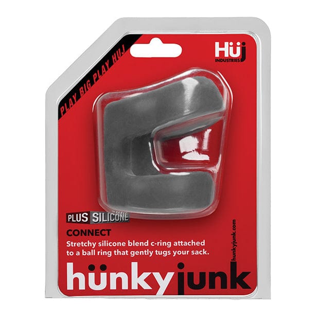 Oxballs -  Huj Hunky Junk Connect Cock Ring with Balltugger (Stone) -  Silicone Cock Ring (Non Vibration)  Durio.sg