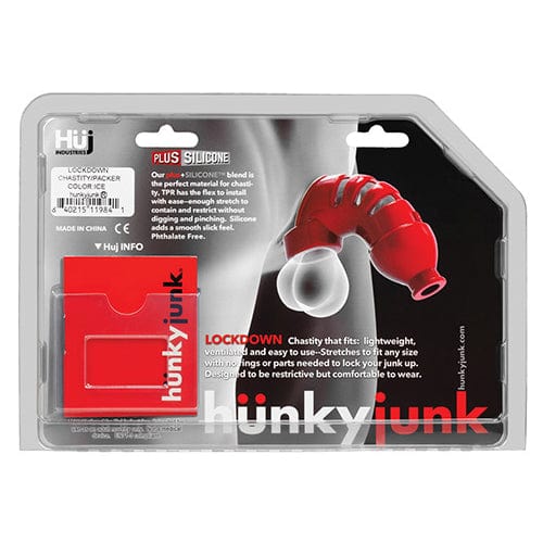 Oxballs - Huj Hunky Junk Lockdown Silicone Chastity Cage (Ice) -  Silicone Cock Cage (Non Vibration)  Durio.sg