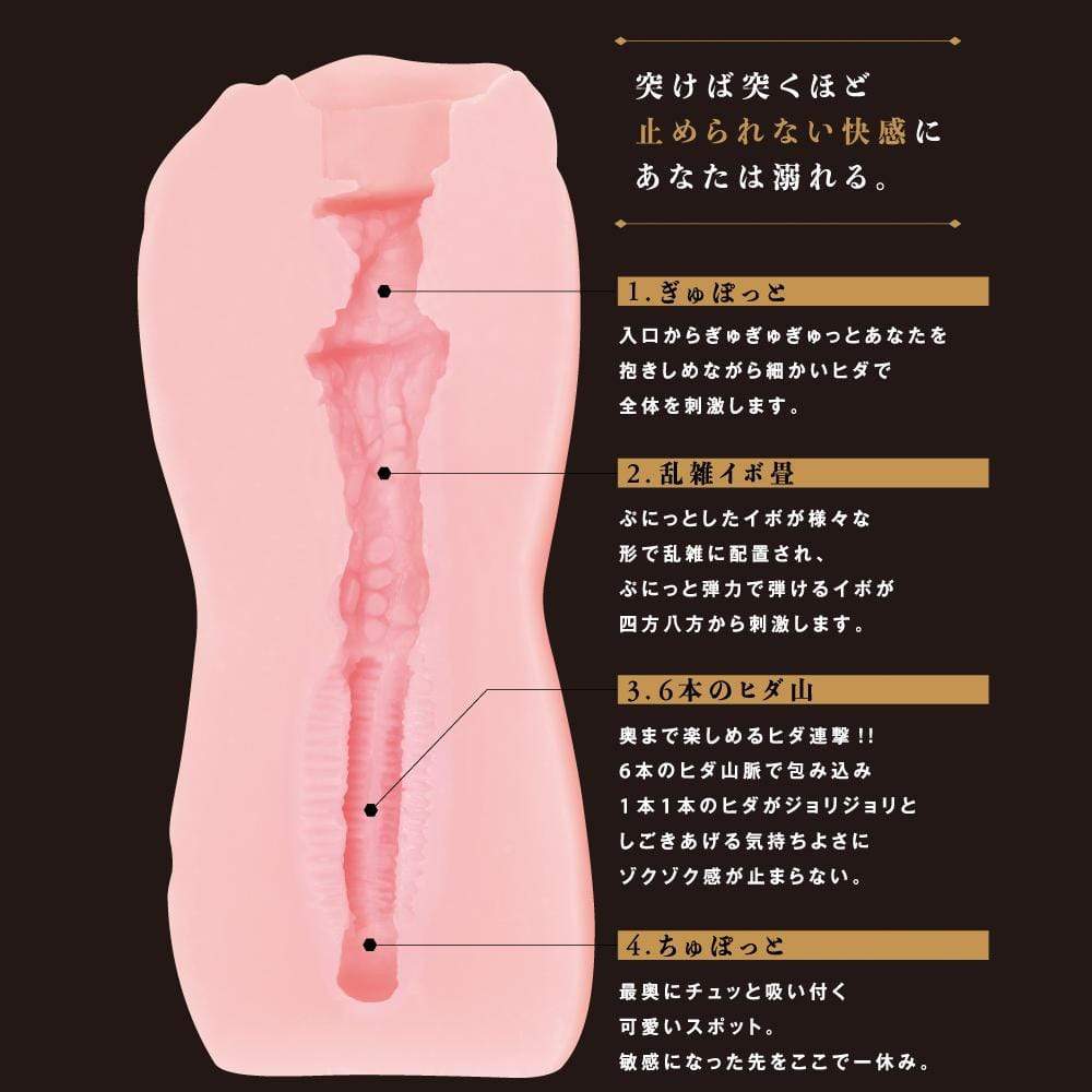 PPP - Hard Line Onahole (Beige) -  Masturbator Vagina (Non Vibration)  Durio.sg