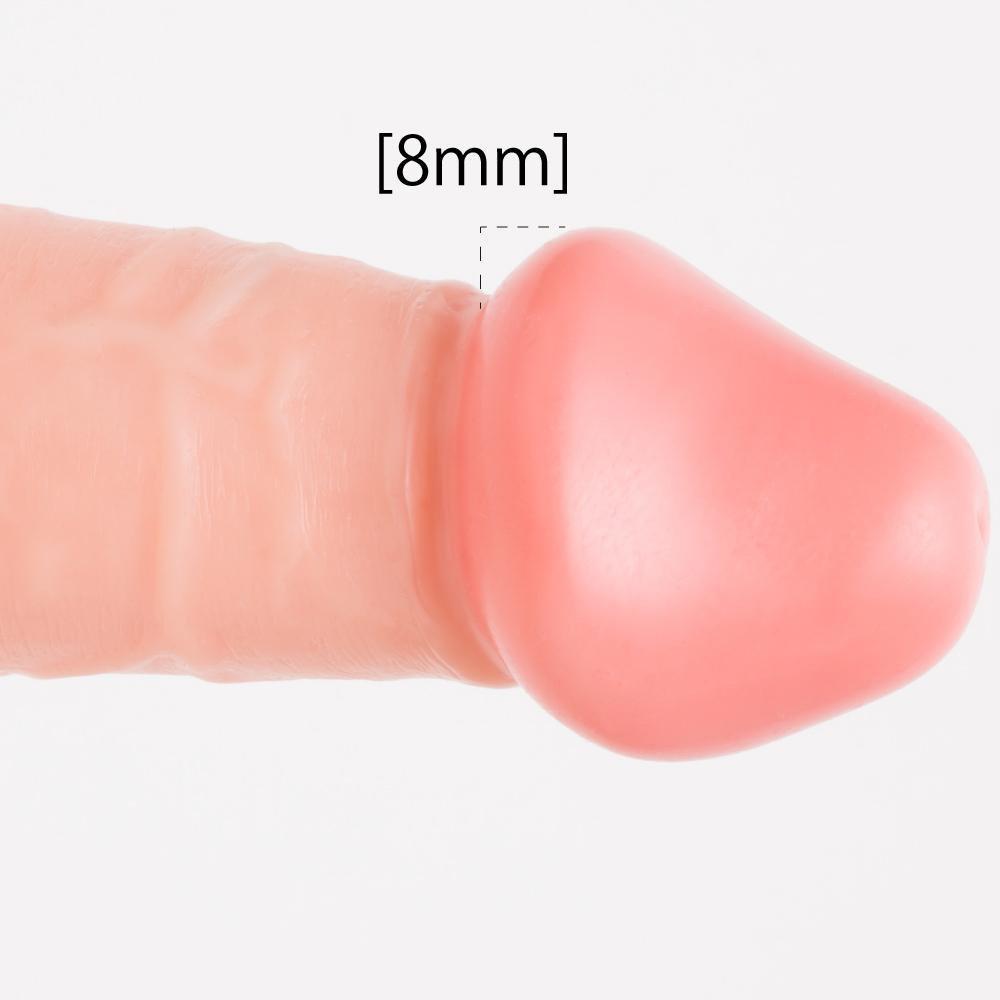 PPP - Punitto Real Meiki Dildo 14cm (Beige) -  Realistic Dildo with suction cup (Non Vibration)  Durio.sg