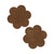 Pastease - Basic Daisy Pasties Nipple Covers O/S (Brown) -  Nipple Covers  Durio.sg