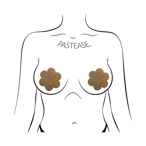 Pastease - Basic Daisy Pasties Nipple Covers O/S (Tan) -  Nipple Covers  Durio.sg