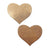 Pastease - Basic Love Liquid Heart Pasties Nipple Covers O/S (Gold) -  Nipple Covers  Durio.sg