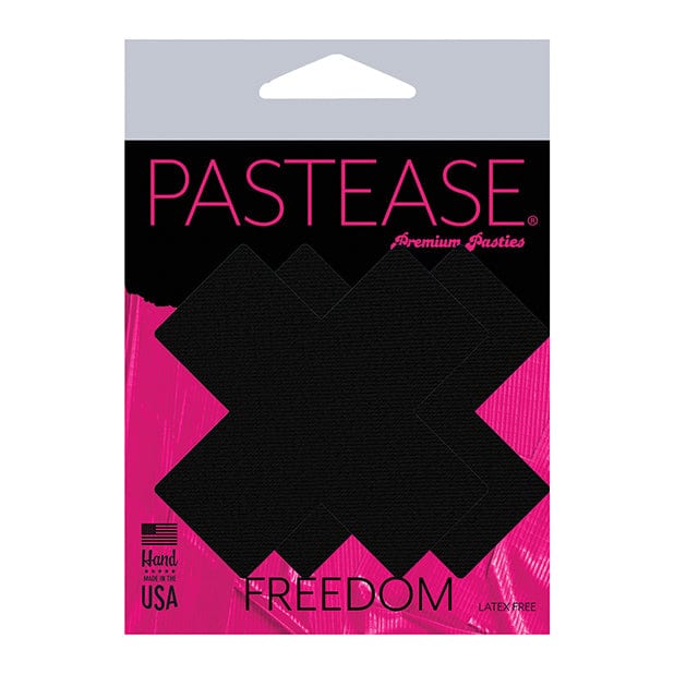 Pastease - Basic Matte Plus X Pasties Nipple Covers O/S (Black) -  Nipple Covers  Durio.sg