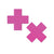 Pastease - Basic Plus X Black Light Reactive Pasties Nipple Covers O/S (Neon Pink) -  Nipple Covers  Durio.sg