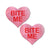 Pastease - Premium Bite Me Heart Pasties Nipple Covers O/S (Red/Pink) -  Nipple Covers  Durio.sg