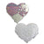 Pastease - Premium Color Changing Flip Sequins Heart Pasties Nipple Covers O/S (Pearl/White) -  Nipple Covers  Durio.sg