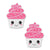 Pastease - Premium Cupcake Glittery Frosting Pasties Nipple Covers (White) -  Nipple Covers  Durio.sg