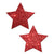 Pastease - Premium Glitter Star Pasties Nipple Covers O/S (Red) -  Nipple Covers  Durio.sg