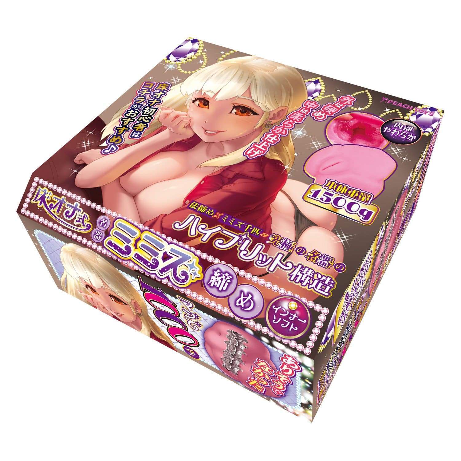 Peach Toys - Floor Icco Thightening Onahole 1.5kg (Pink) -  Masturbator Vagina (Non Vibration)  Durio.sg