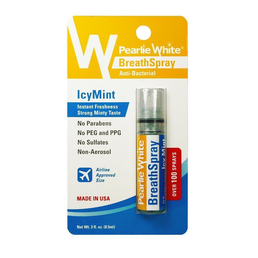 Pearlie White - Anti Bacterial Breathspray IcyMint 8.5ml (Blue) -  Body Care  Durio.sg