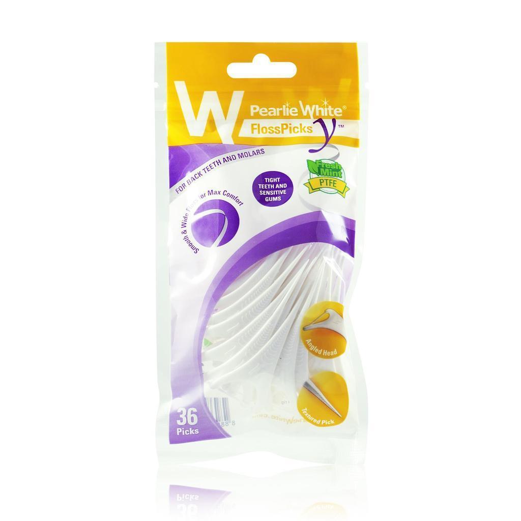 Pearlie White - Fresh Mint FlossPicks Y 36s (White) -  Body Care  Durio.sg