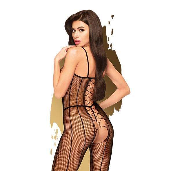 Penthouse - Drop Dead Tasty Criss Cross Crotchless Bodystocking Costume S-L (Black) -  Bodystockings  Durio.sg