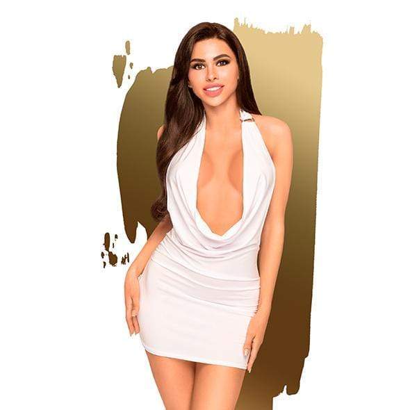 Penthouse - Heart Rob Mini Dress with Thong L/XL (White) -  Dresses  Durio.sg