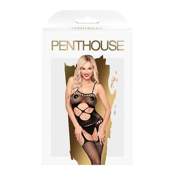 Penthouse - Hot Nightfall Geometric Net Bodystocking Costume XL (Black) -  Bodystockings  Durio.sg