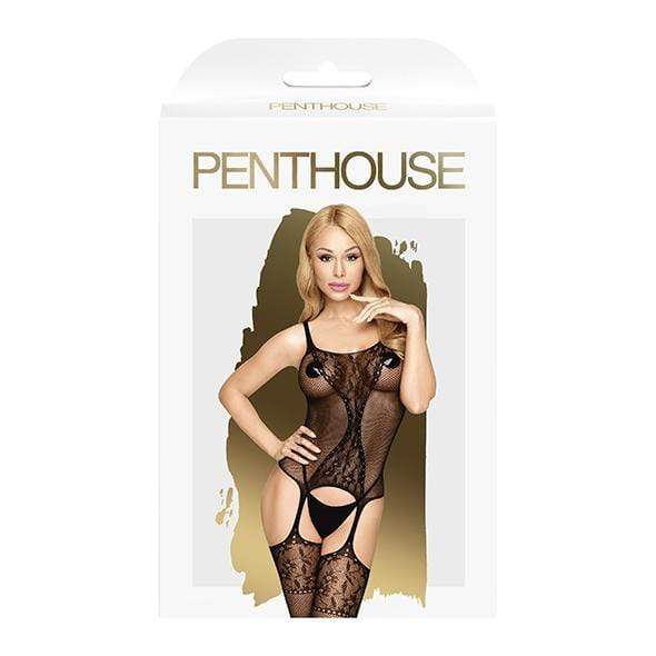 Penthouse - Miss Curvy Net Bodystocking Costume S-L (Black) -  Bodystockings  Durio.sg