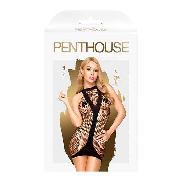 Penthouse - Ride Or Die Seamless Net Mini Dress XL (Black) -  Dresses  Durio.sg