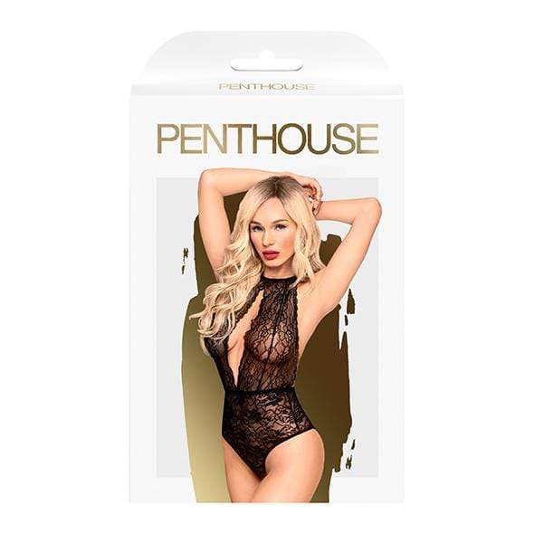 Penthouse - Toxic Powder High Neck Deep Plunge Teddy S/M (Black) -  Teddy  Durio.sg