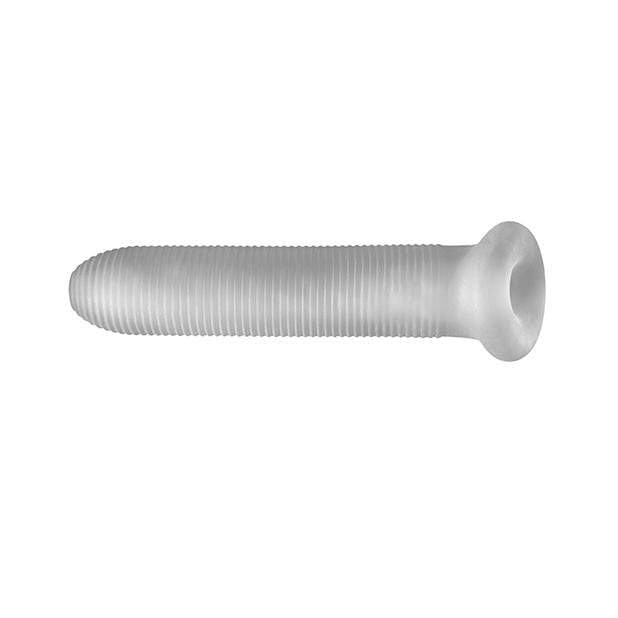 Perfect Fit - Fat Boy Micro Rib Sheath Cock Sleeve 7.5" (Clear) -  Cock Sleeves (Non Vibration)  Durio.sg