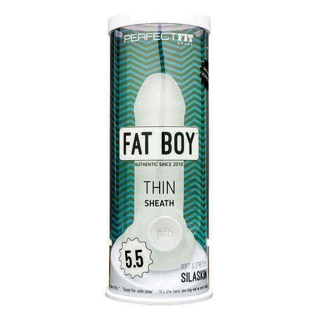Perfect Fit - Fat Boy Thin Sheath Cock Sleeve 5.5" (Clear) -  Cock Sleeves (Non Vibration)  Durio.sg