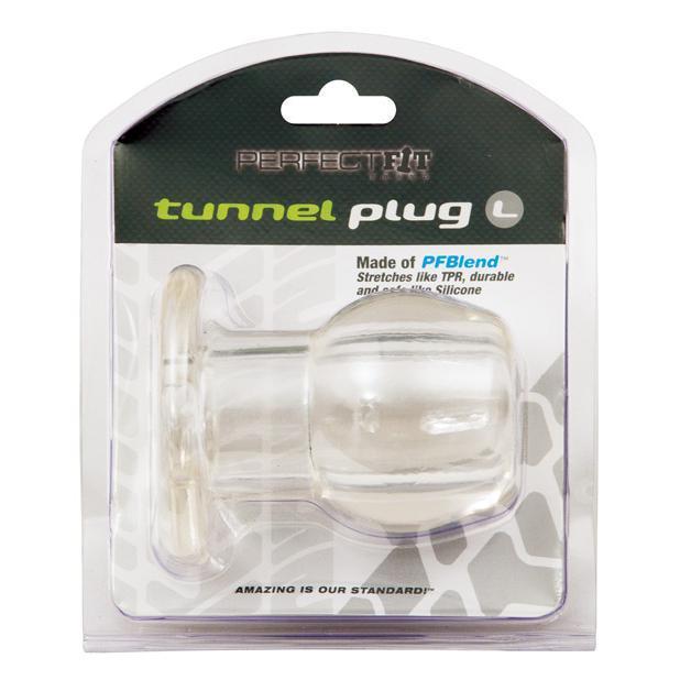 Perfect Fit - Large Tunnel Plug (Clear) -  Anal Plug (Non Vibration)  Durio.sg
