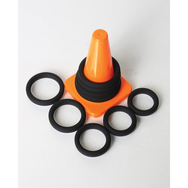 Perfect Fit - Play Zone Xact Fit Silicone Cock Rings Kit Pack of 9 (Black) -  Silicone Cock Ring (Non Vibration)  Durio.sg