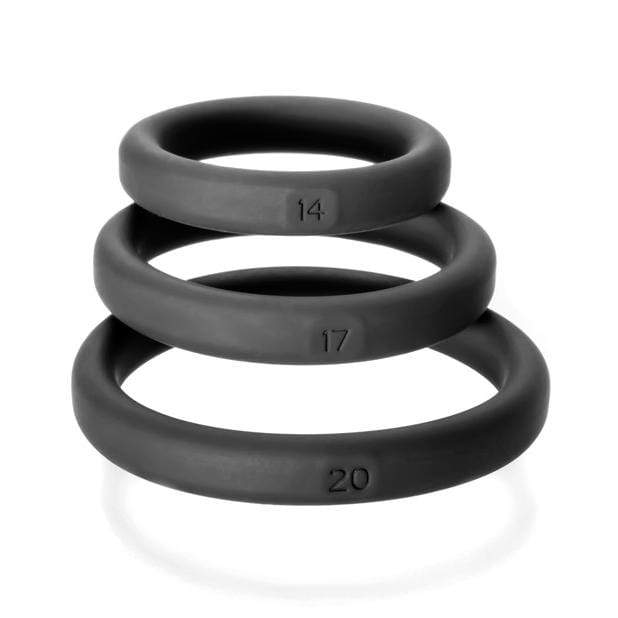 Perfect Fit - Xact Fit 3 Cock Ring Kit S/M/L (Black) -  Cock Ring (Non Vibration)  Durio.sg