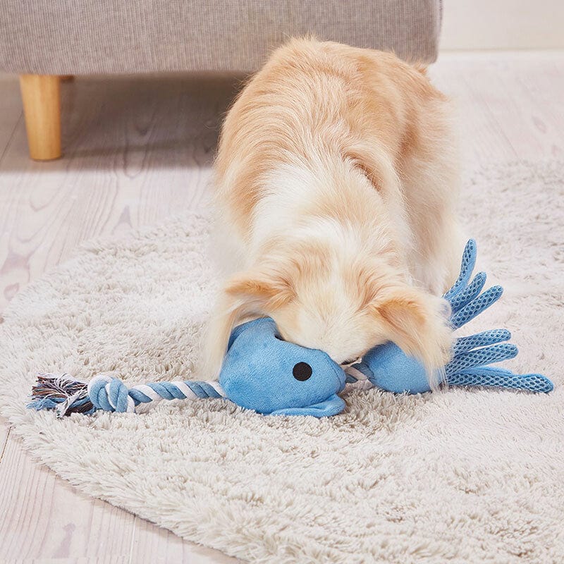 Petio Admate - Sturdy Rope Dog Toy Squid (Blue) -  Dog Toys  Durio.sg