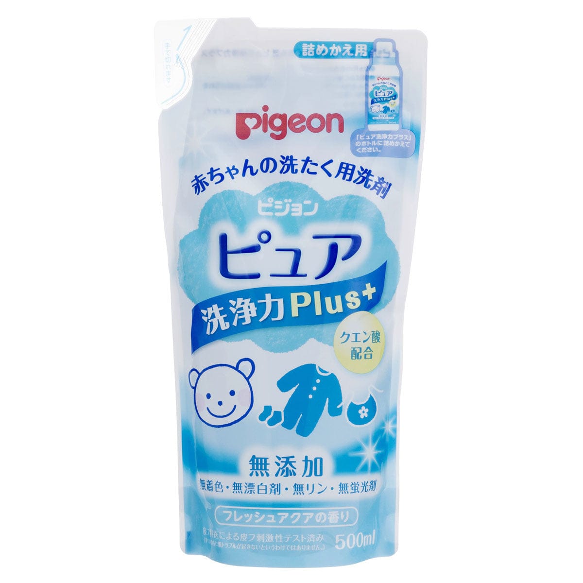 Pigeon - Baby Laundry Detergent Pure Cleaning Power Plus - 500ml Baby Detergents 4902508121354 Durio.sg