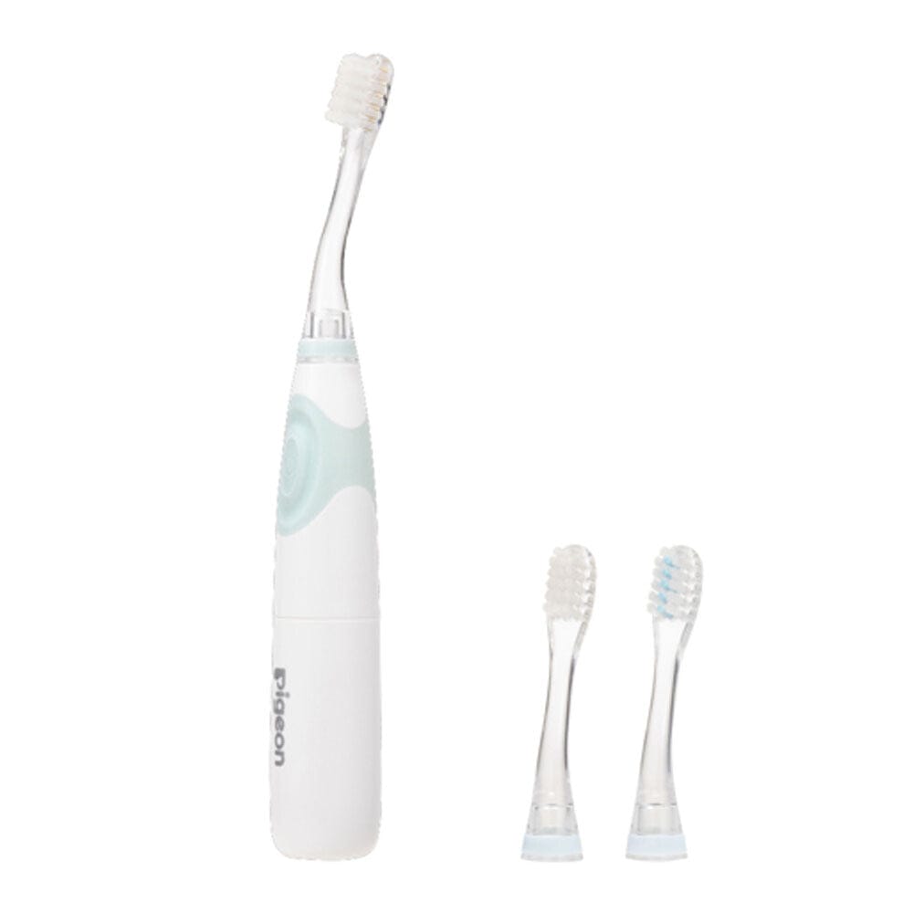 Pigeon - First Finishing Baby Electric Toothbrush - Green Baby Toothbrush 4902508002073 Durio.sg