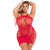 Pink Lipstick - Back 2 Basixxx Hi Neck Dress Costume Queen (Red) -  Dresses  Durio.sg