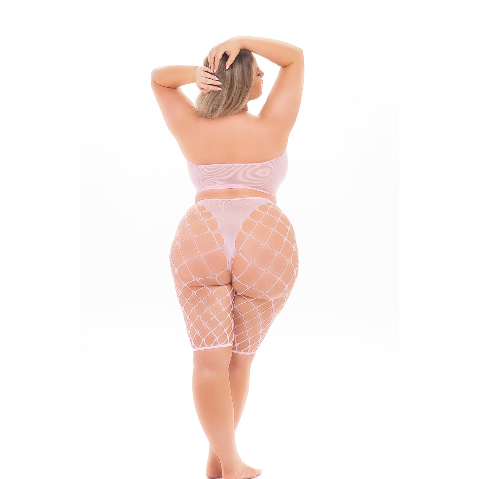 Pink Lipstick - Empress 2Pc Bike Short Lingerie Set Queen (Pink) -  Lingerie Set  Durio.sg