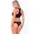 Pink Lipstick - Festival Flirt 2 Pieces Bra Set M/L (Black) -  Lingerie Set  Durio.sg