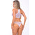 Pink Lipstick - Festival Flirt 2 Pieces Bra Set M/L (White) -  Lingerie Set  Durio.sg