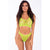 Pink Lipstick - Festival Flirt 2 Pieces Bra Set S/M (Green) -  Lingerie Set  Durio.sg