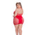 Pink Lipstick - Girl Gone Bad Dress Costume Queen (Red) -  Dresses  Durio.sg