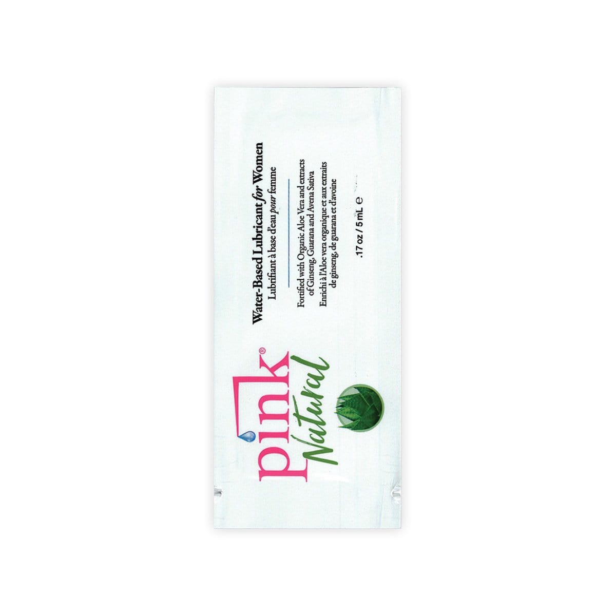 Pink - Natural Water Based Lubricant for Women 5ml -  Lube (Water Based)  Durio.sg