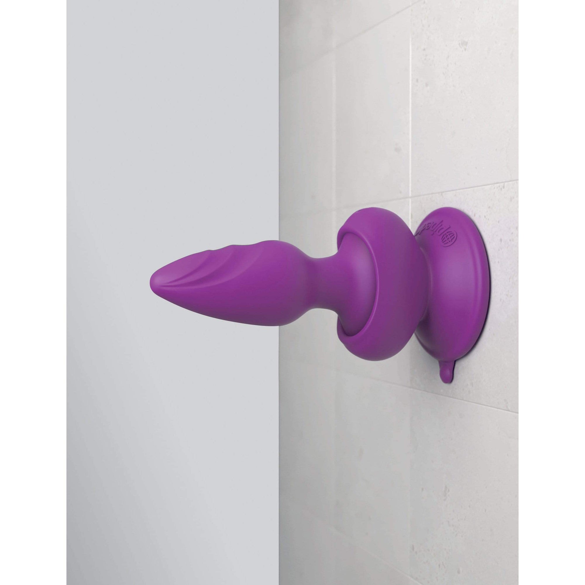 Pipedream - 3Some Wall Banger Vibrating Anal Plug (Purple) -  Remote Control Anal Plug (Vibration) Rechargeable  Durio.sg